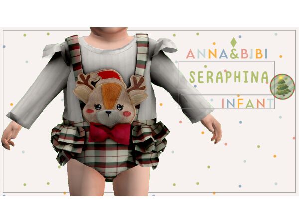 Seraphina_Christmas 2024 Infant | Anna & Bibi Sims 4 CC