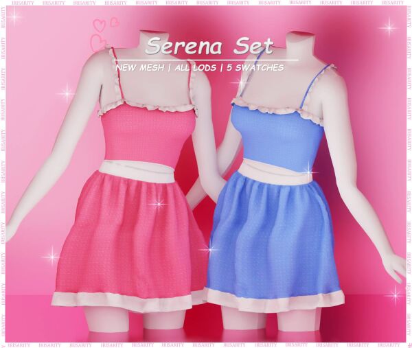 Serena Set ♡ By Irisarity Sims 4 CC