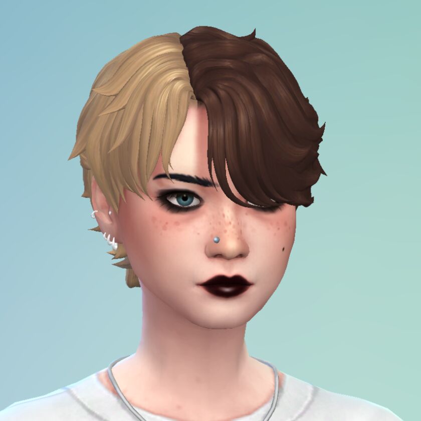 @Simandy’s Alex Hair – Split Dye Sims 4 CC