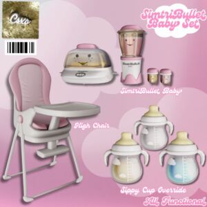 Simtribullet Baby Set Sims 4 CC