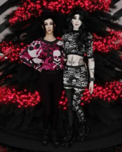 Skull Knit Collection by Soni4Ka Sims 4 CC