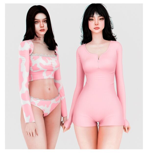 Sleepwear Mini Set Sims 4 CC