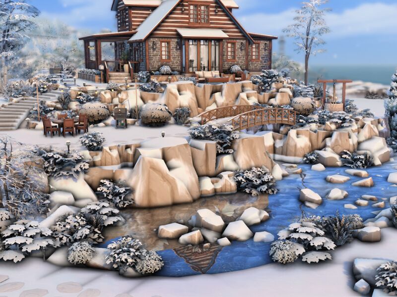 sims 4 cc snowmist lodge no cc by xogerardine 2