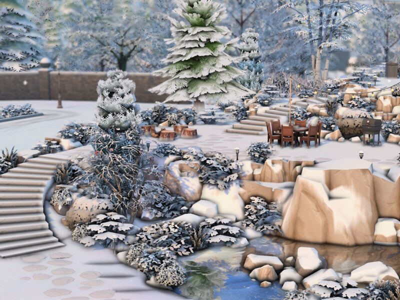 sims 4 cc snowmist lodge no cc by xogerardine 3