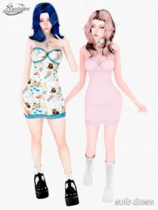 Soft Dress – Preview Sims 4 CC