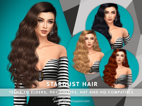 Stardust Hair Sims 4 CC