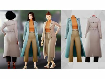 Stylish Street Girl Outfit for Sims 4 Sims 4 CC