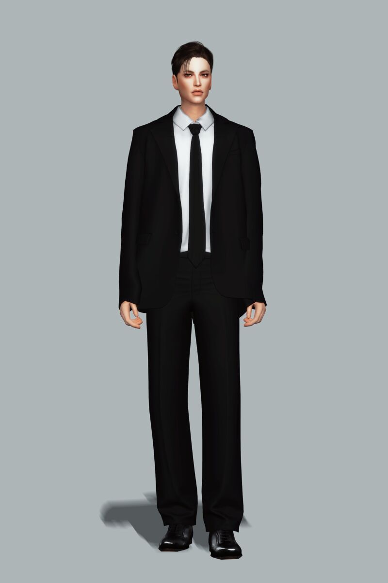 sims 4 cc suit w tie by gorilla gorilla gorilla 2