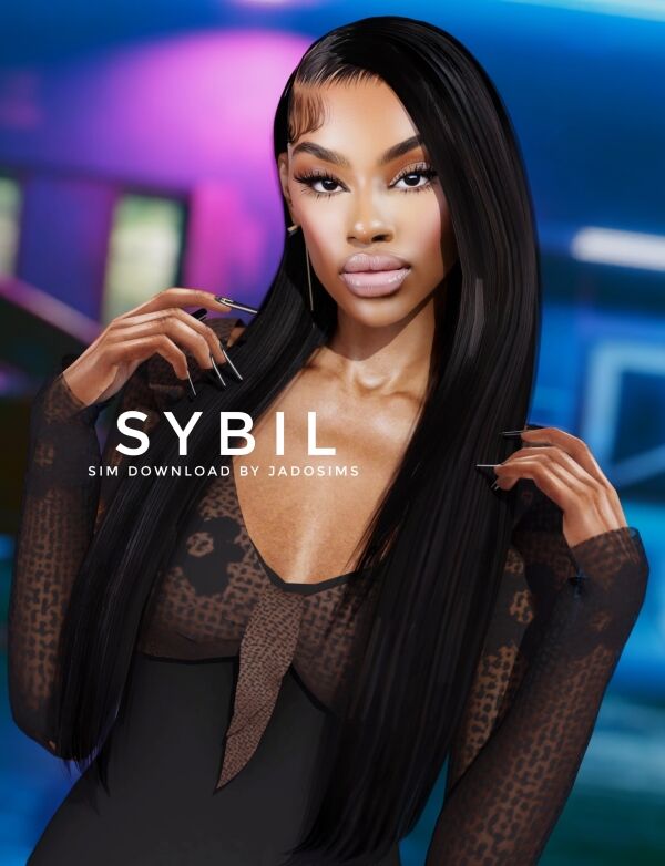 Download Sybil ♡ Sim Now for Free! Sims 4 CC