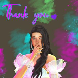 Thank YOU Very Much! Sims 4 CC