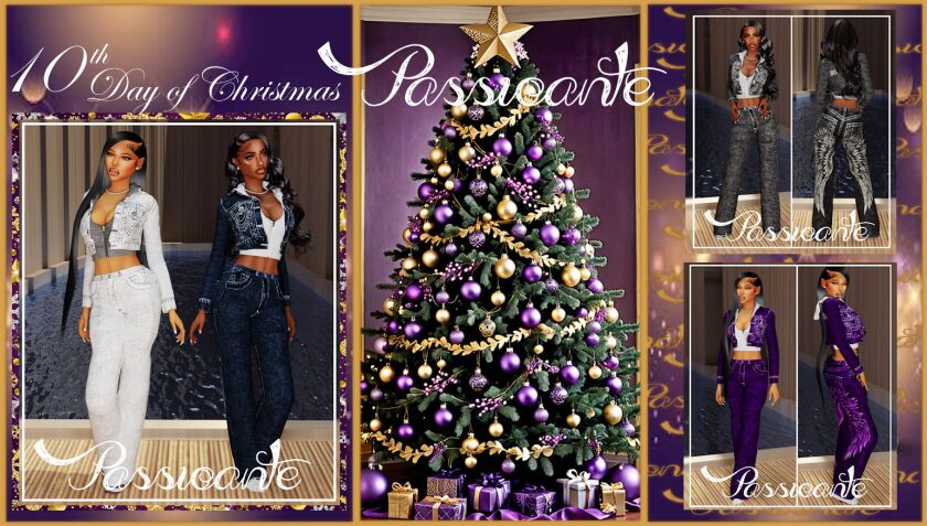 10th Day of Christmas: Megan Thee Stallion x True Religion Sims 4 CC