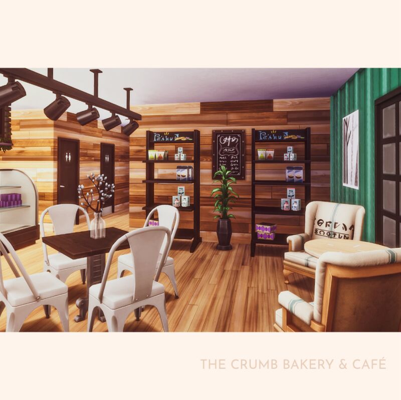 sims 4 cc the crumb bakery no cc by melandcapybara 2