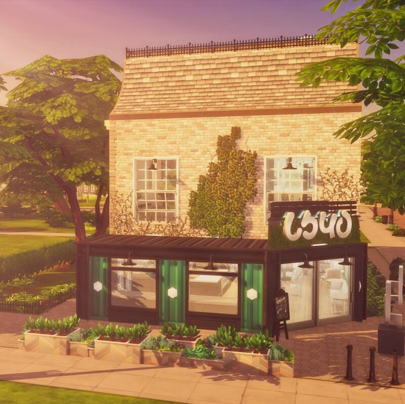 sims 4 cc the crumb bakery no cc by melandcapybara 4