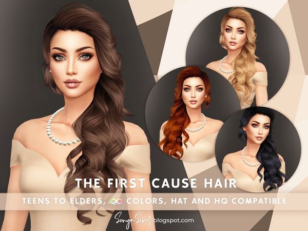 The First Cause Hair Sims 4 CC