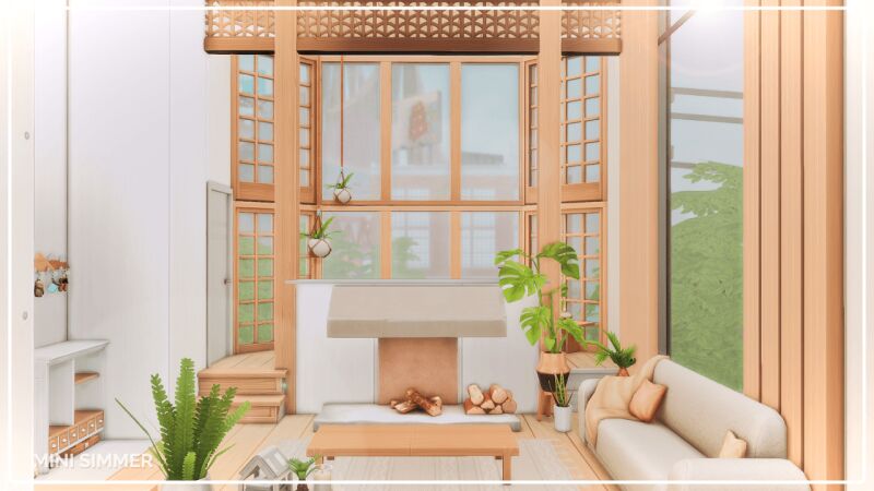 sims 4 cc tiny japanese apartment no cc by mini simmer 2