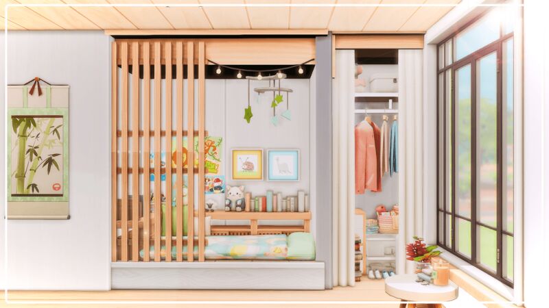 sims 4 cc tiny japanese apartment no cc by mini simmer 3