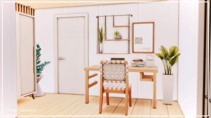 sims 4 cc tiny japanese apartment no cc by mini simmer 7