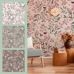 Trisga 10 Wallpaper Series by Cherryberry Sims 4 CC