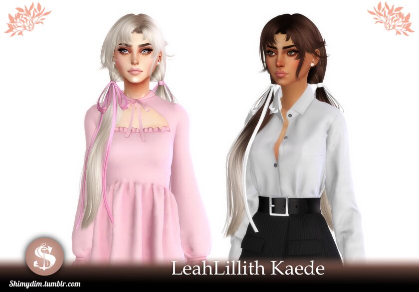 Leahlillith Kaede + Ombre for TS4 Sims 4 CC