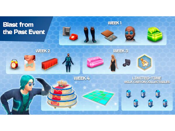 Unlock Blast From The Past Event Items Sims 4 CC