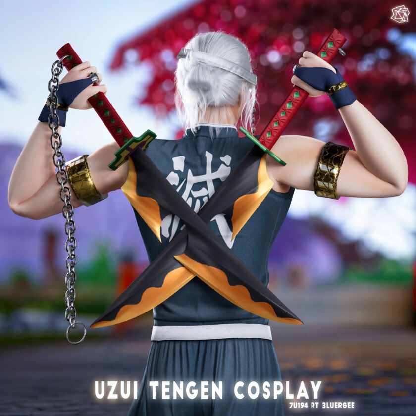 Uzui Tengen Cosplay For Sims4 Sims 4 CC