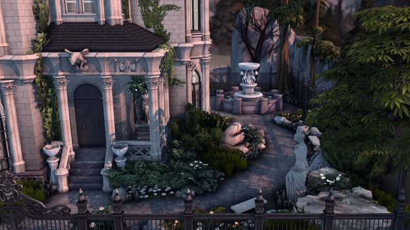 sims 4 cc vampires haunted home by simsphony 2