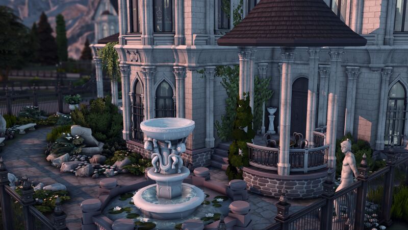 sims 4 cc vampires haunted home by simsphony 4