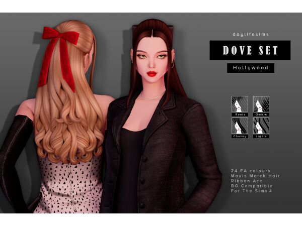 sims 4 cc viccs dove hollywood hair toddler version mesh by daylifesims 2