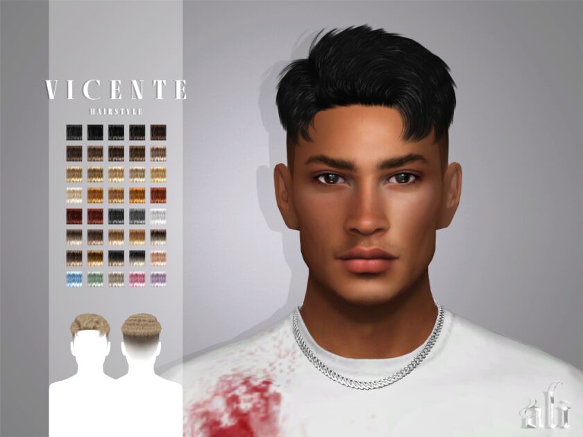 Vicente Hairstyle – Now Free! Sims 4 CC