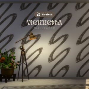 Viennetta Wallpaper by Kirsicca Sims 4 CC