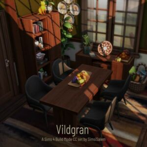 Vildgran Sims 4 Custom Content Set Sims 4 CC