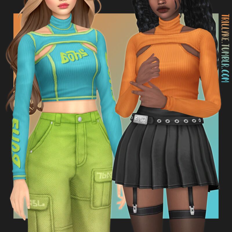 sims 4 cc virtual angel top 4