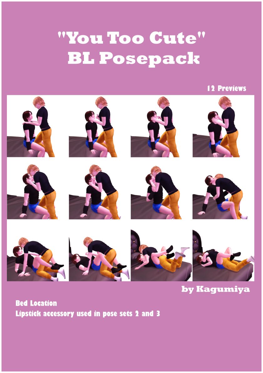 Couples Posepack for Sims Sims 4 CC