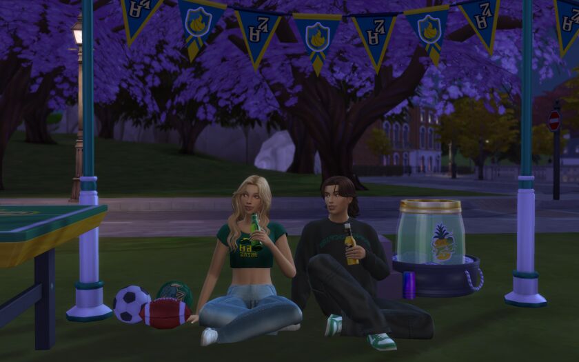 Natalie’s First College Party Success Sims 4 CC