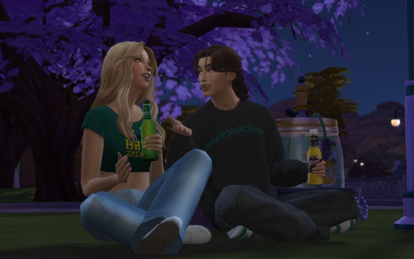 sims 4 cc when youre with the right person everyone else 3