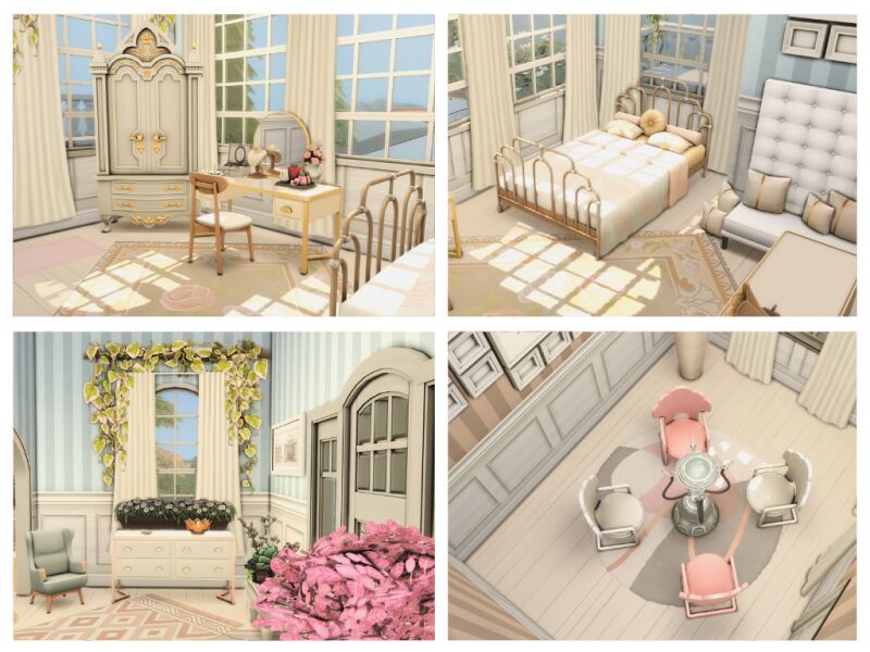 sims 4 cc white mirage home 6