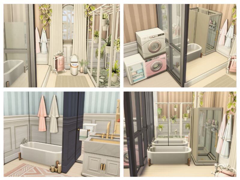 sims 4 cc white mirage home 7