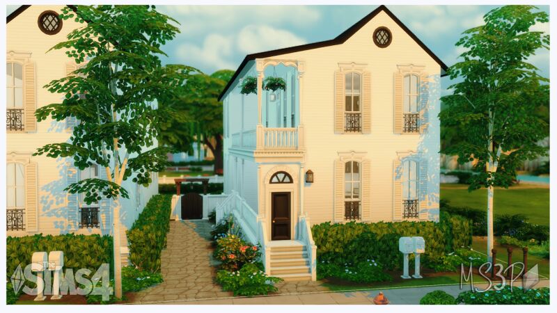 sims 4 cc willow creek colonial quarter by moresimsproductions 4