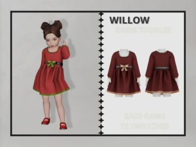 Adorable Toddler Dress – Willow Sims 4 CC