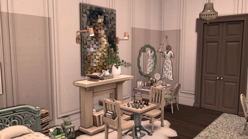 sims 4 cc willowbrook bedroom by baelaisa 2