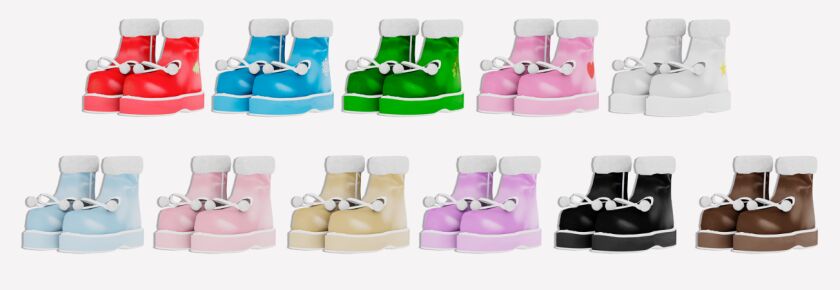 sims 4 cc winter boots 3