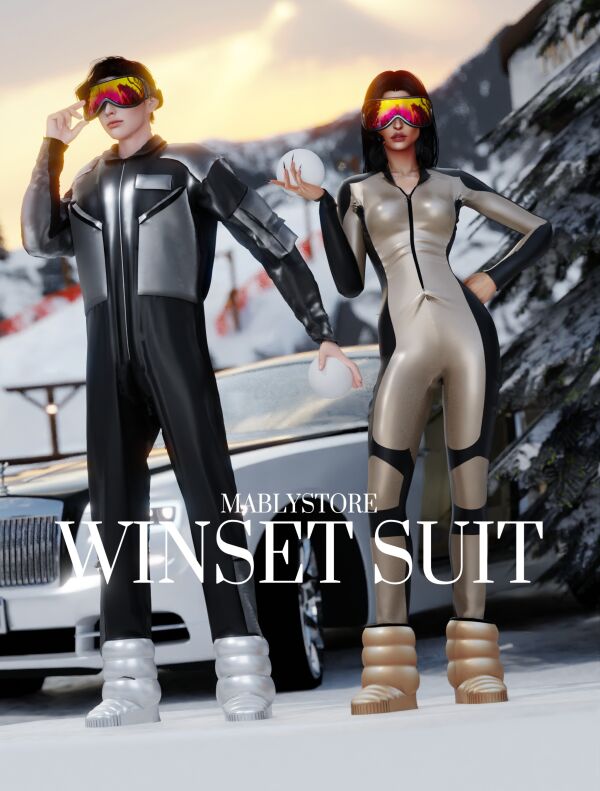 Wintersuit Set Sims 4 CC