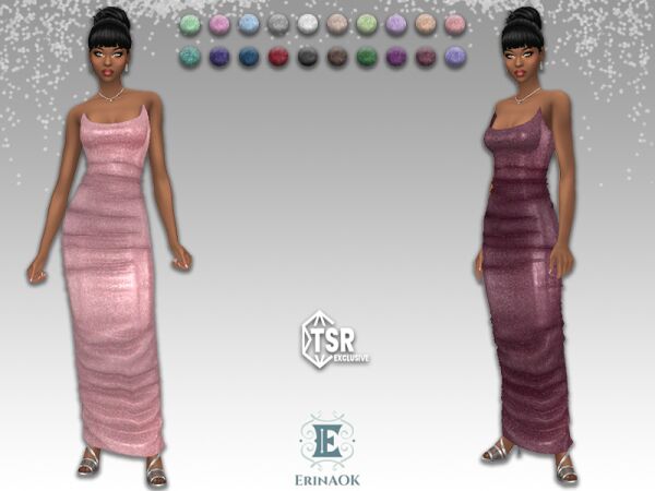 Elegant Women’s Gown 123124 by Erinaok Sims 4 CC