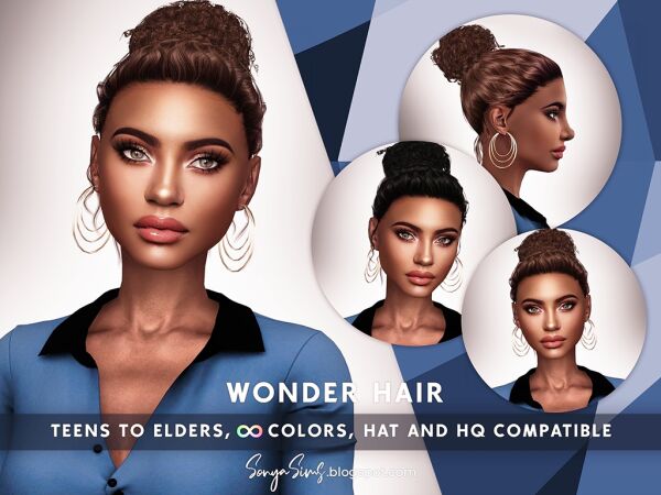 Wonder Hair Sims 4 CC