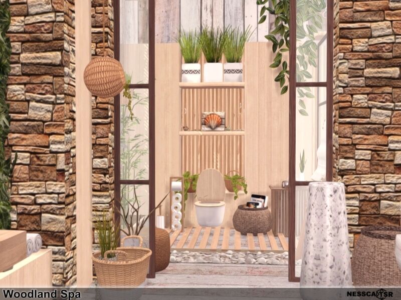 sims 4 cc woodland spa 5