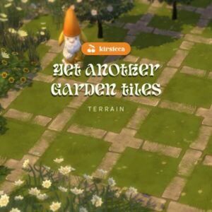 YET Another Garden Tiles Terrain Sims 4 CC