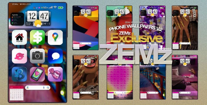 sims 4 cc zemz phonebackground v2 2