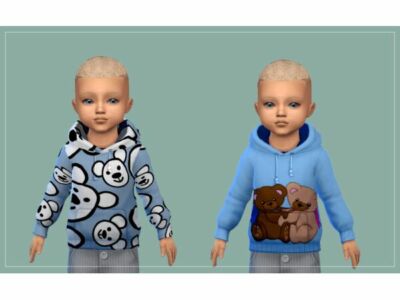 Adorable Toddler Sweatshirt Collection Sims 4 CC