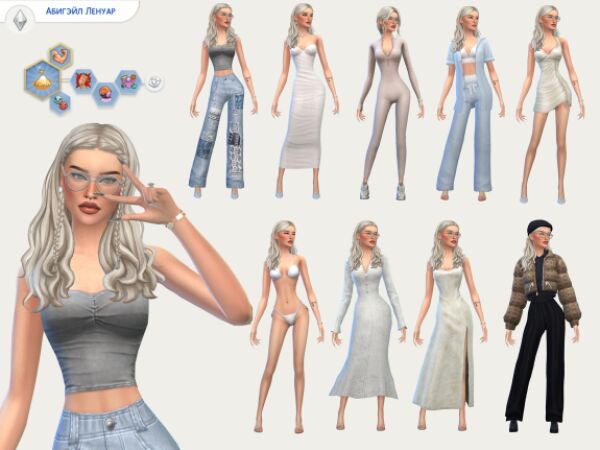 Discover Abigail Lenoir by ViSims Sims 4 CC