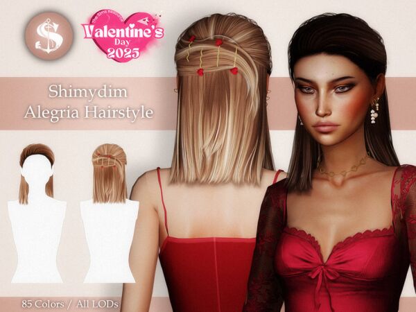 Alegria Hairstyle: Perfect for Your Sims Sims 4 CC